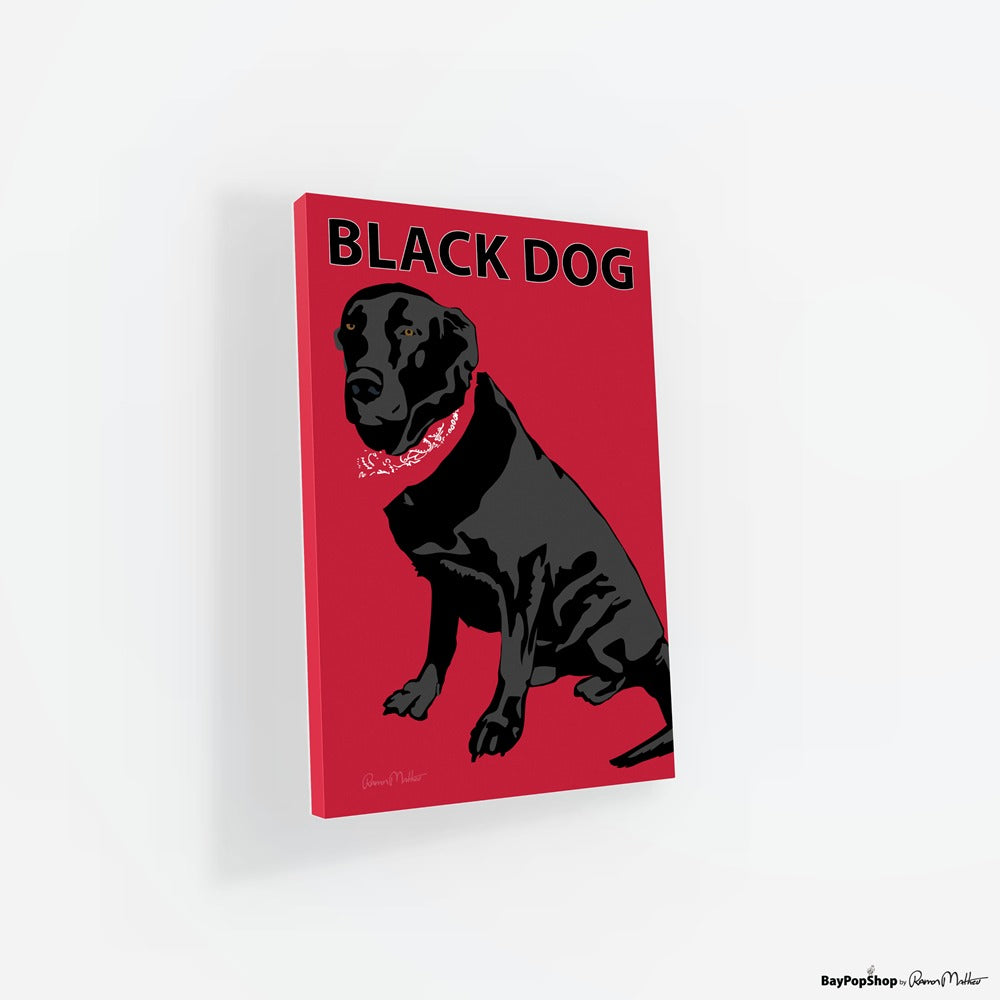 "Black Dog" Open Edition Art Print by Ramon Matheu