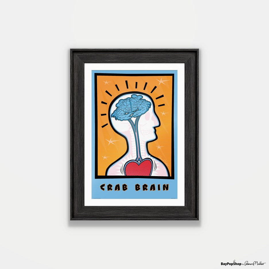 "Crab Brain" Open Edition Art Print by Ramon Matheu