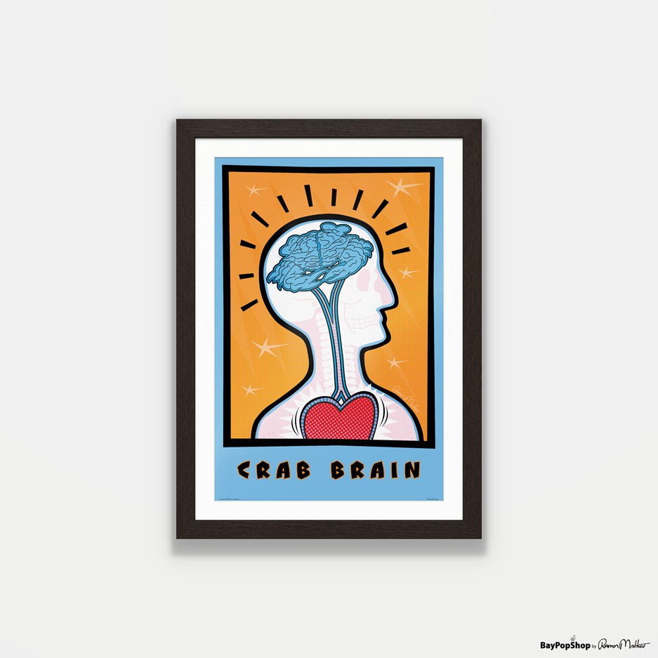 "Crab Brain" Open Edition Art Print by Ramon Matheu