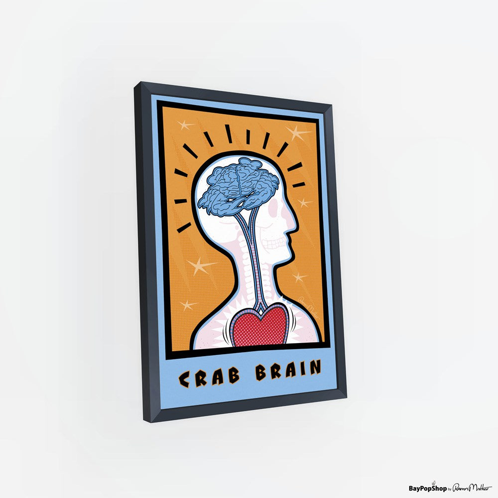 "Crab Brain" Open Edition Art Print by Ramon Matheu