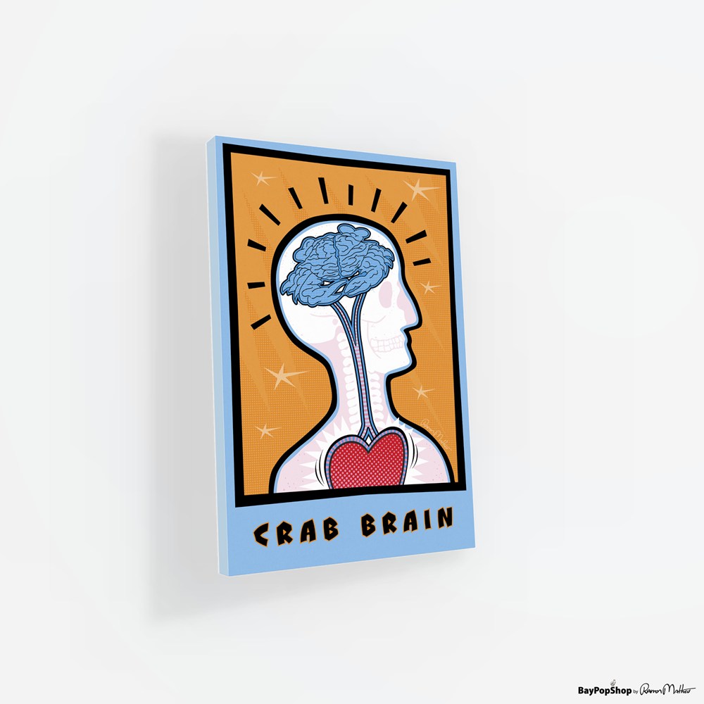 "Crab Brain" Open Edition Art Print by Ramon Matheu