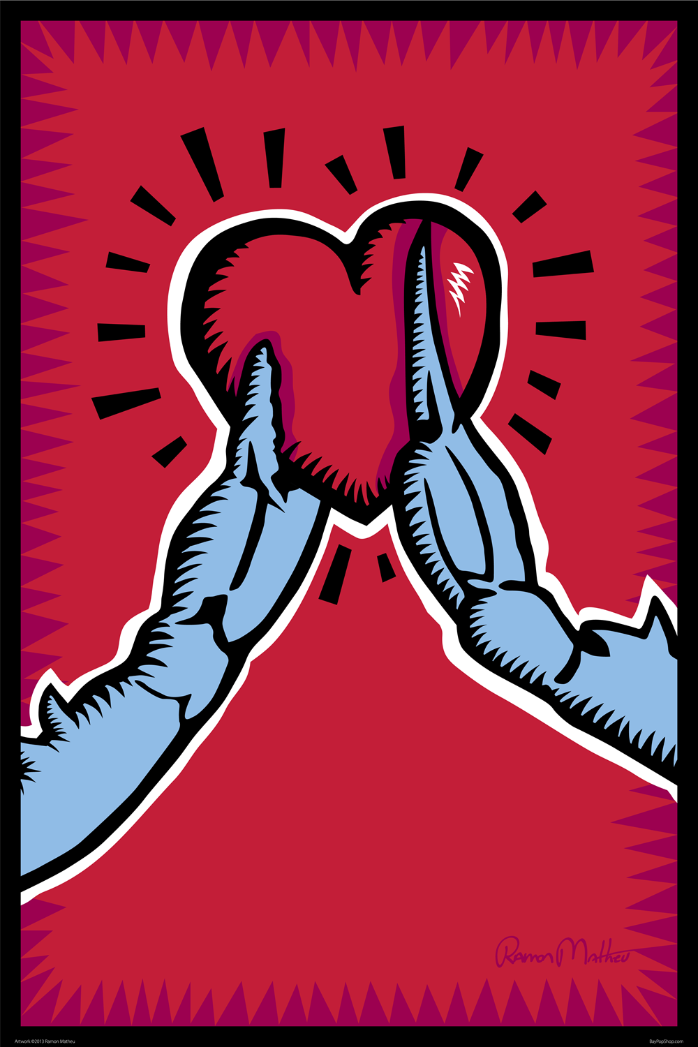 "Care For Crabs" Open Edition Art Print by Ramon Matheu