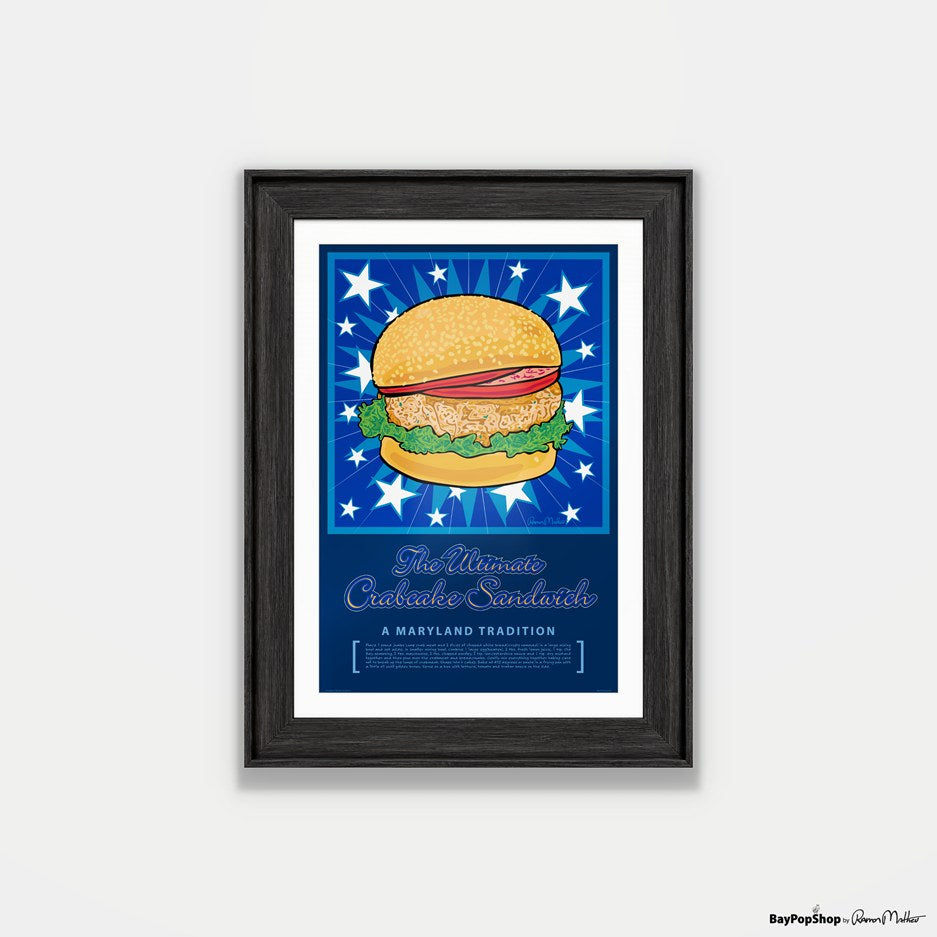 "Ultimate Crabcake" Open Edition Art Print by Ramon Matheu