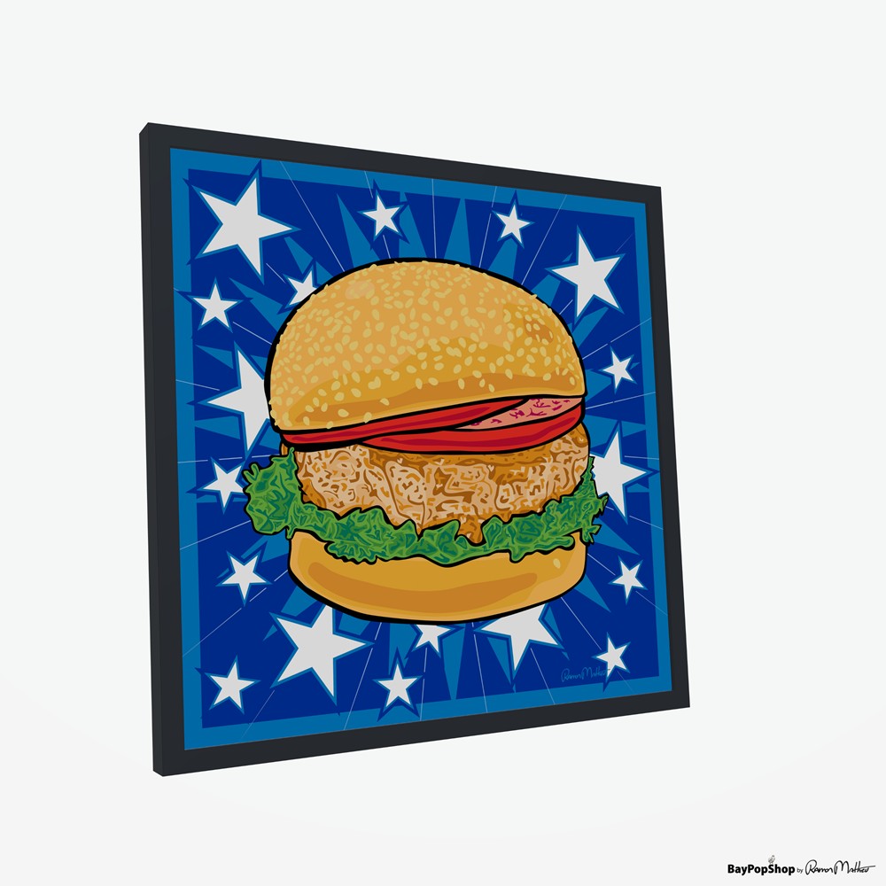 "Ultimate Crabcake" Open Edition Art Print by Ramon Matheu
