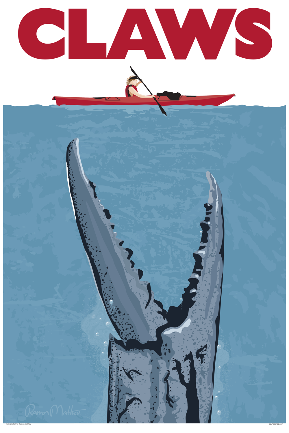 "Claws (Crab)" Open Edition Art Print by Ramon Matheu