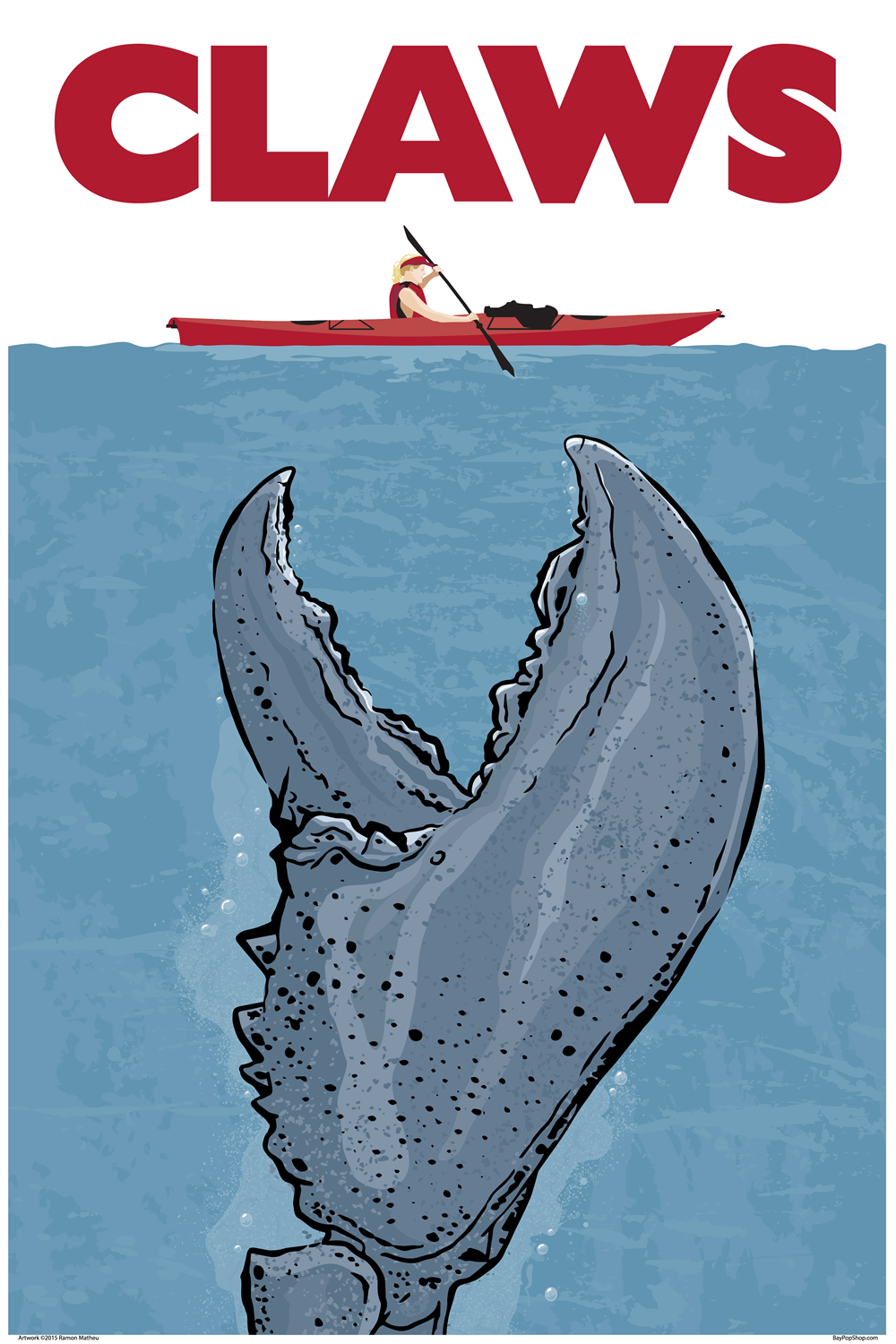 "Claws (Lobster)" Open Edition Art Print by Ramon Matheu