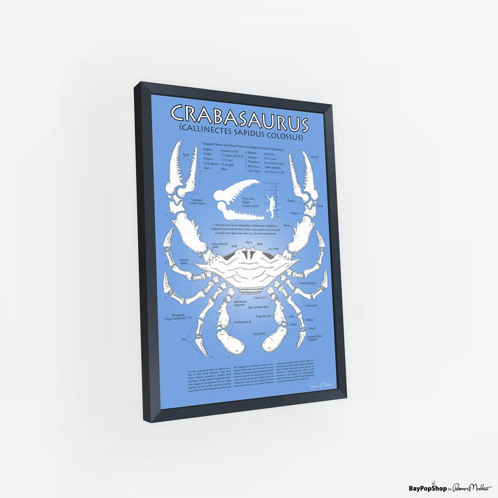 "Crabasaurus" Open Edition Art Print by Ramon Matheu