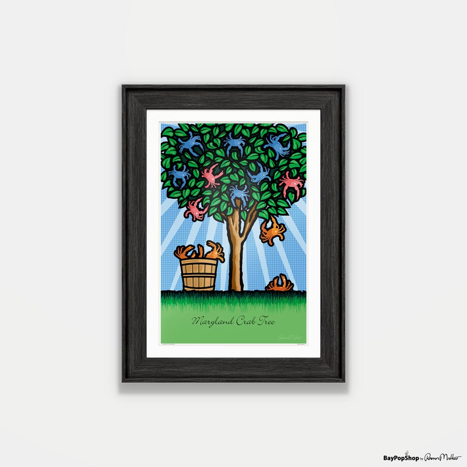 "Maryland Crab Tree" Open Edition Art Print by Ramon Matheu