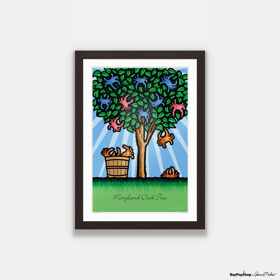 "Maryland Crab Tree" Open Edition Art Print by Ramon Matheu