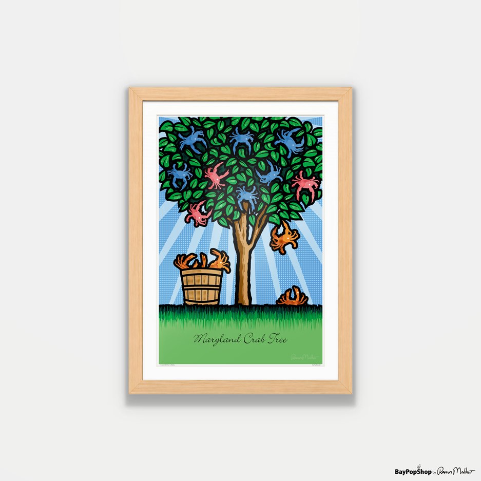 "Maryland Crab Tree" Open Edition Art Print by Ramon Matheu