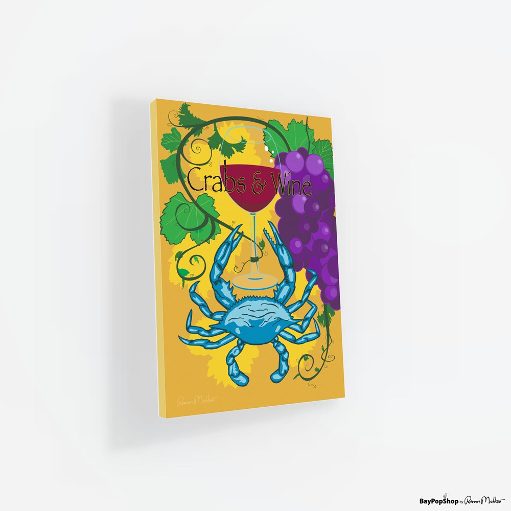 "Crabs & Wine" Open Edition Art Print by Ramon Matheu