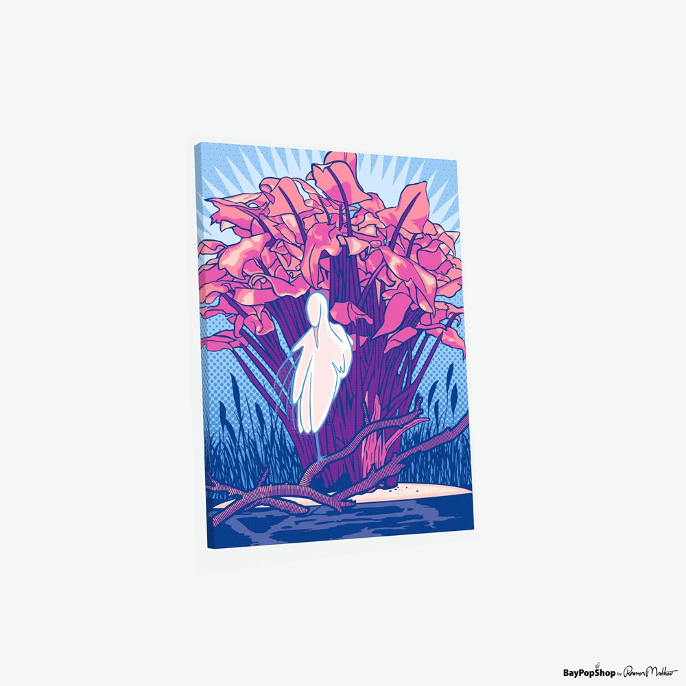 "An Egrets Serenity" Limited Edition Art Print by Ramon Matheu