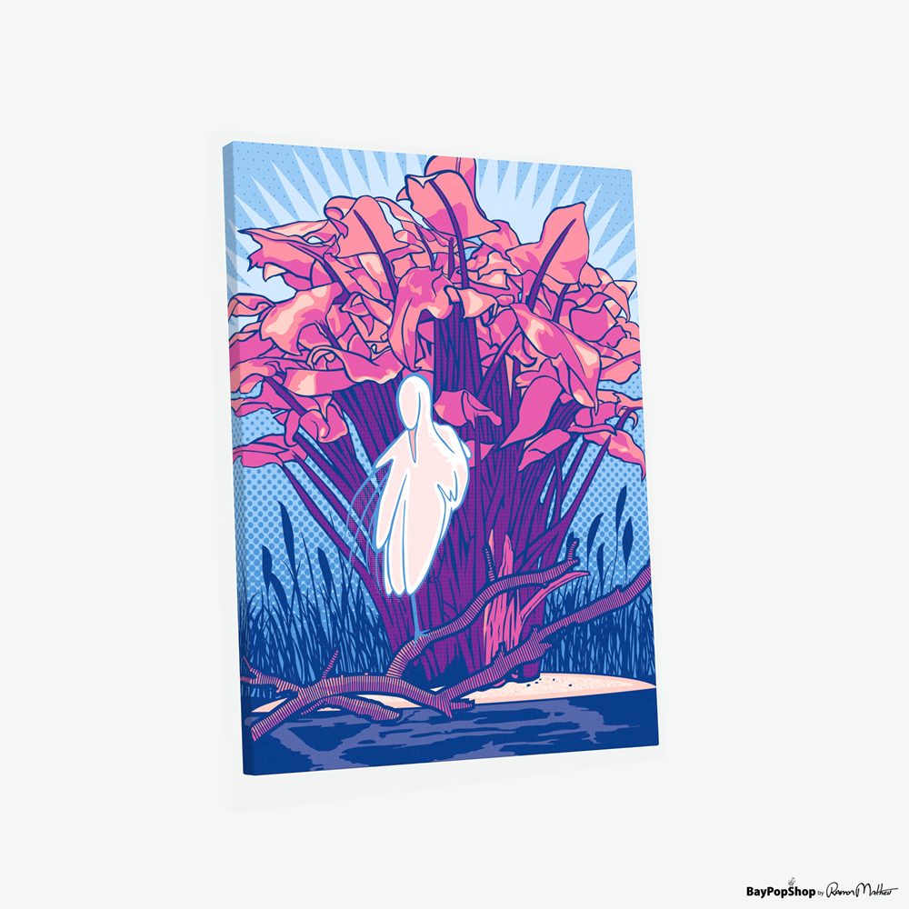 "An Egrets Serenity" Limited Edition Art Print by Ramon Matheu