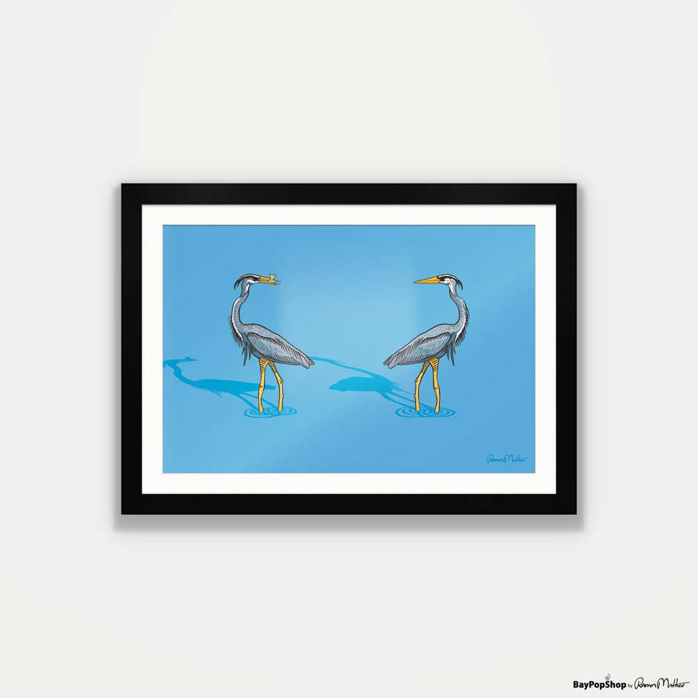 "The Face Off" Open Edition Art Print by Ramon Matheu