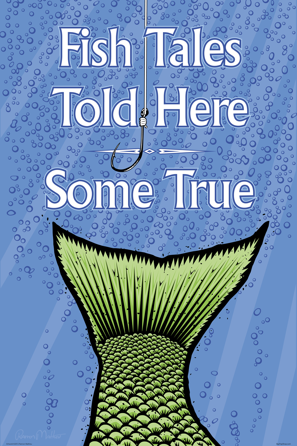 "Fish Tales" Open Edition Art Print by Ramon Matheu