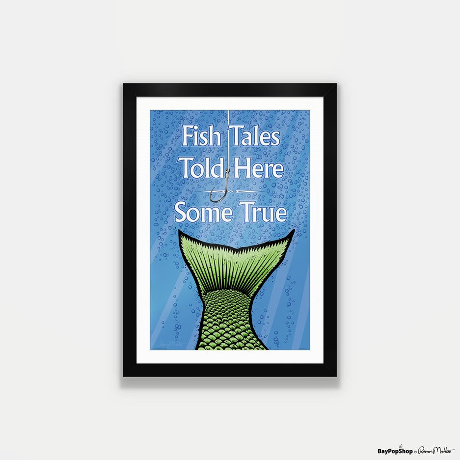 "Fish Tales" Open Edition Art Print by Ramon Matheu
