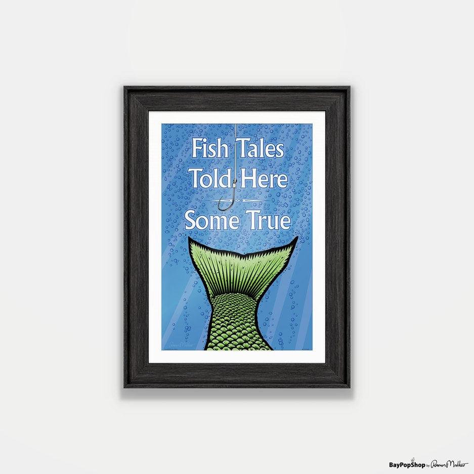 "Fish Tales" Open Edition Art Print by Ramon Matheu