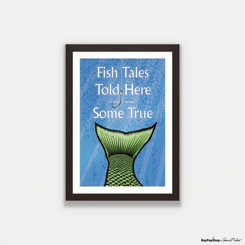 "Fish Tales" Open Edition Art Print by Ramon Matheu