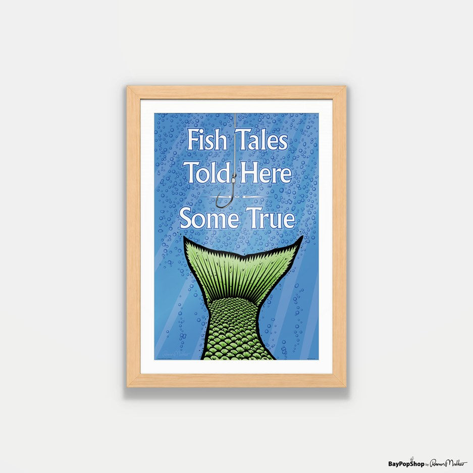 "Fish Tales" Open Edition Art Print by Ramon Matheu