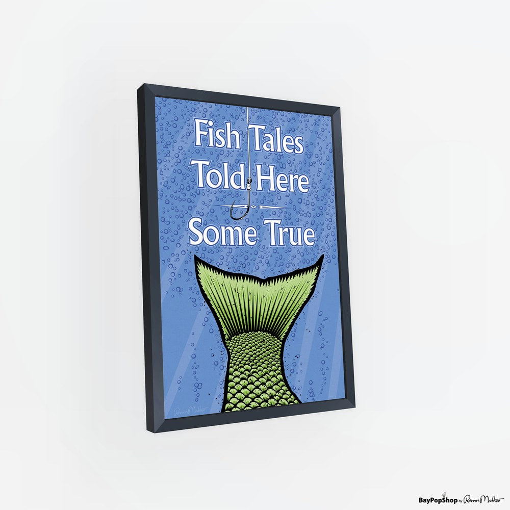 "Fish Tales" Open Edition Art Print by Ramon Matheu