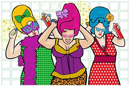 "Get'N Ready Hon" Open Edition Art Print by Ramon Matheu