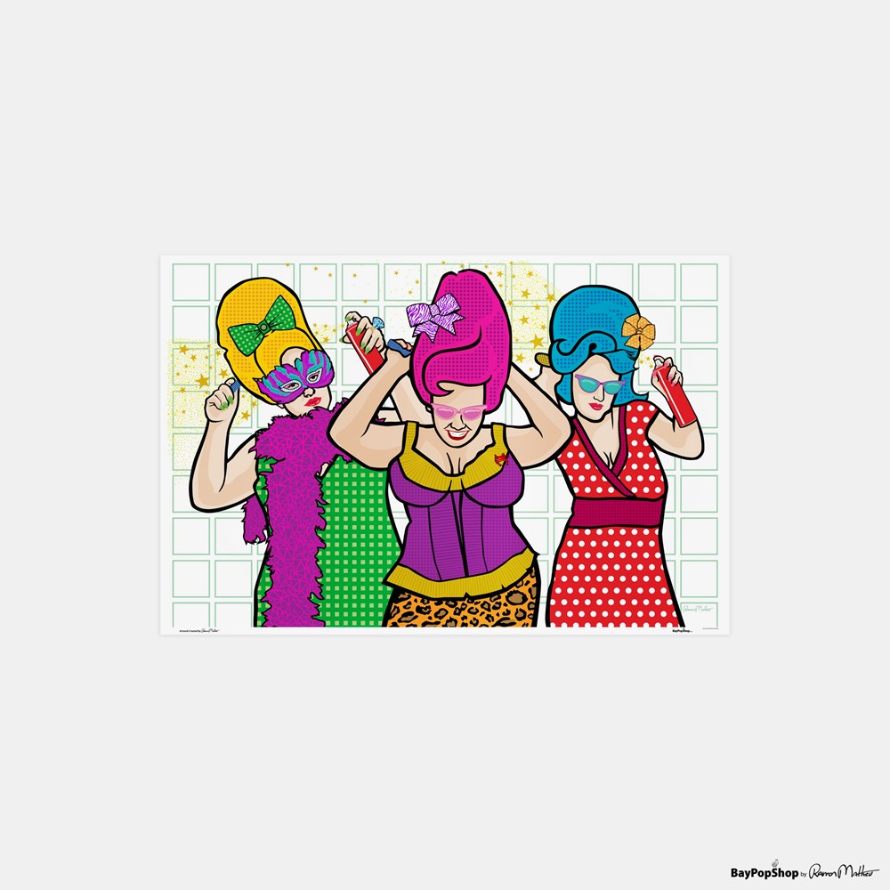 "Get'N Ready Hon" Open Edition Art Print by Ramon Matheu