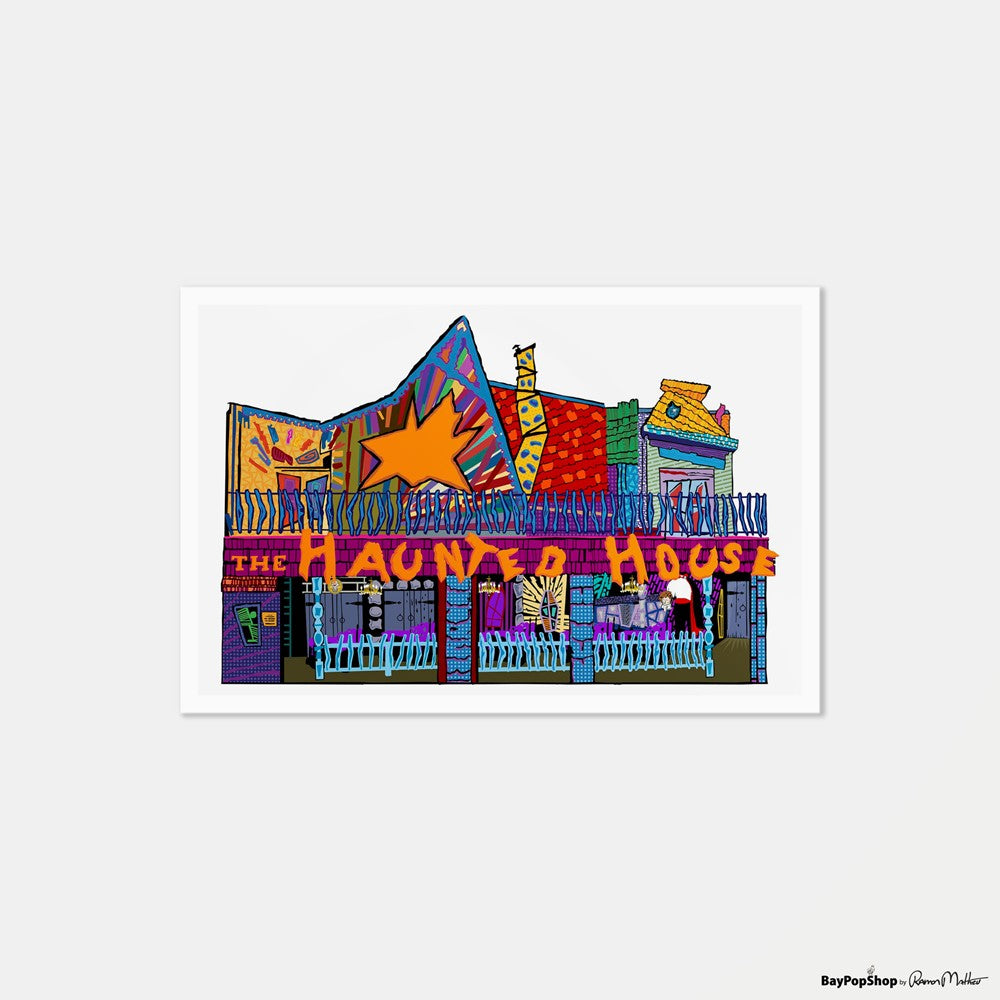 "Haunted House" Limited Edition Art Print by Ramon Matheu