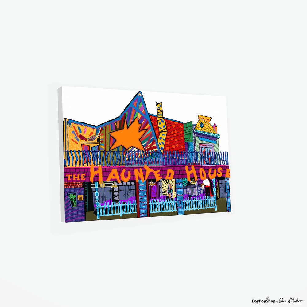 "Haunted House" Limited Edition Art Print by Ramon Matheu