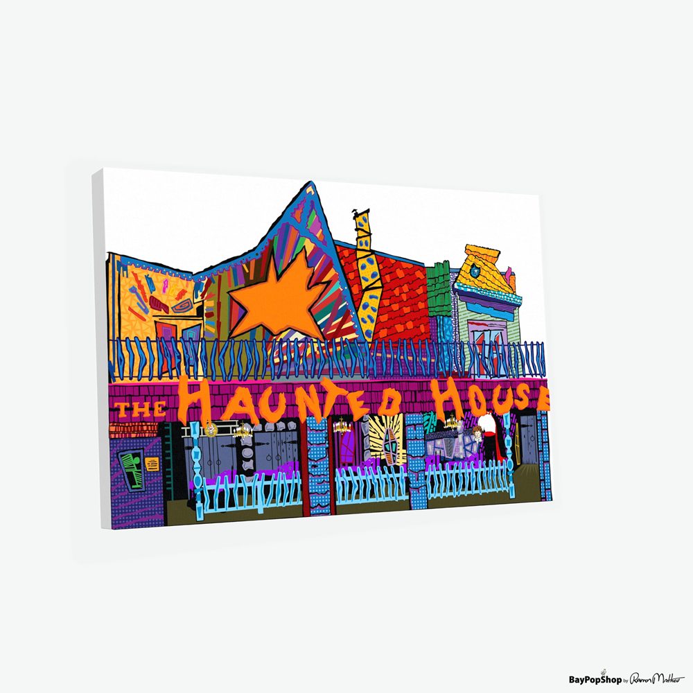 "Haunted House" Limited Edition Art Print by Ramon Matheu