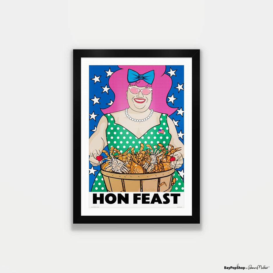 "Hon Feast" Open Edition Art Print by Ramon Matheu