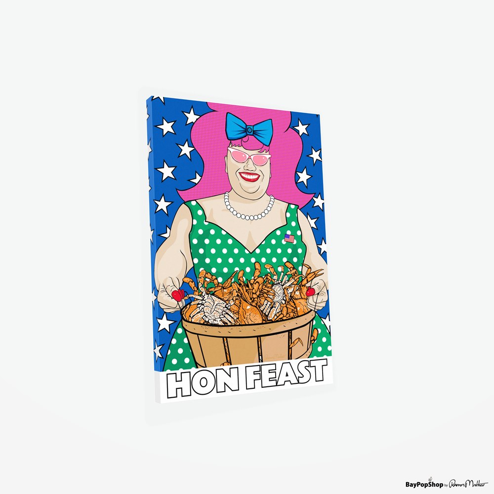 "Hon Feast" Open Edition Art Print by Ramon Matheu