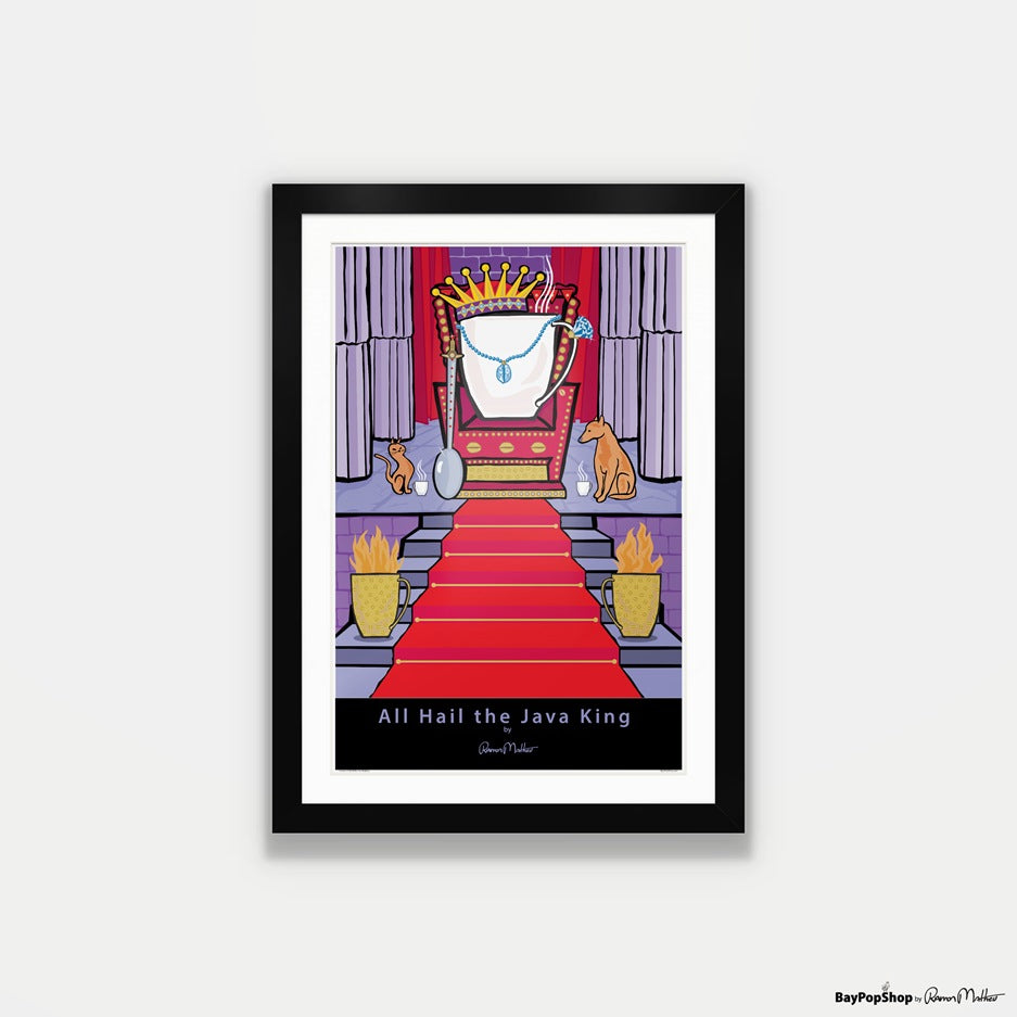"Java King" Open Edition Art Print by Ramon Matheu