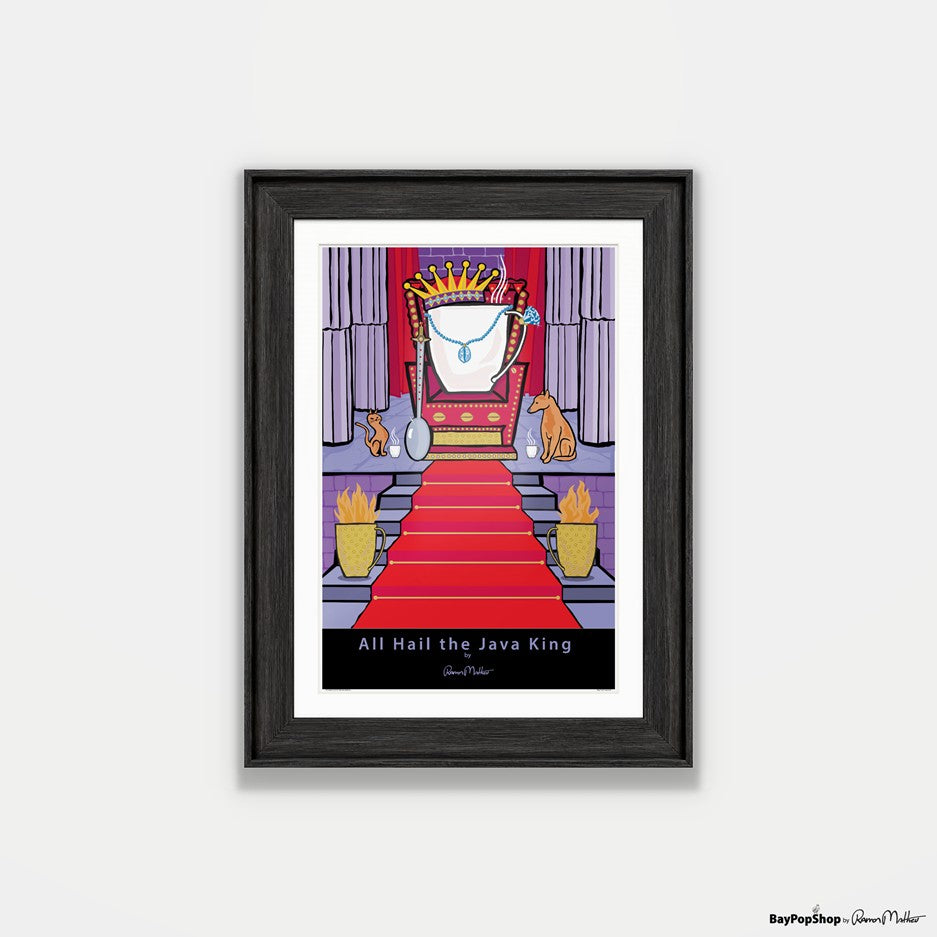"Java King" Open Edition Art Print by Ramon Matheu