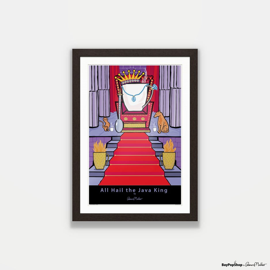 "Java King" Open Edition Art Print by Ramon Matheu