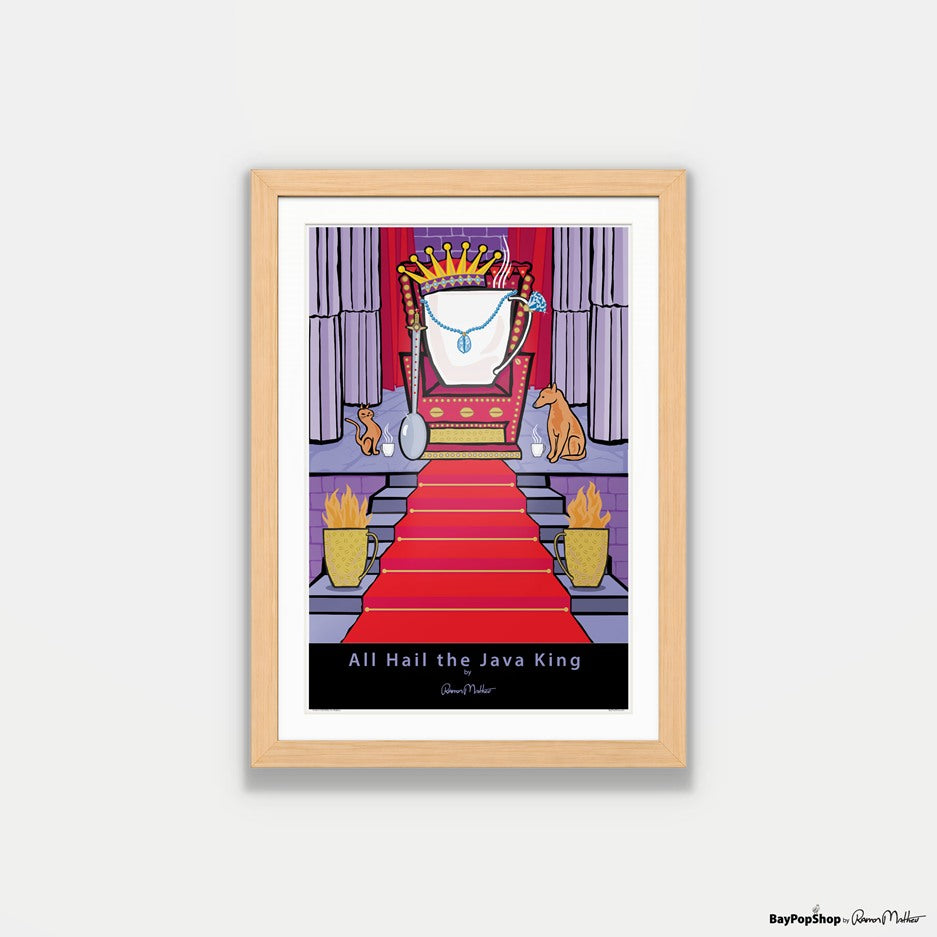"Java King" Open Edition Art Print by Ramon Matheu
