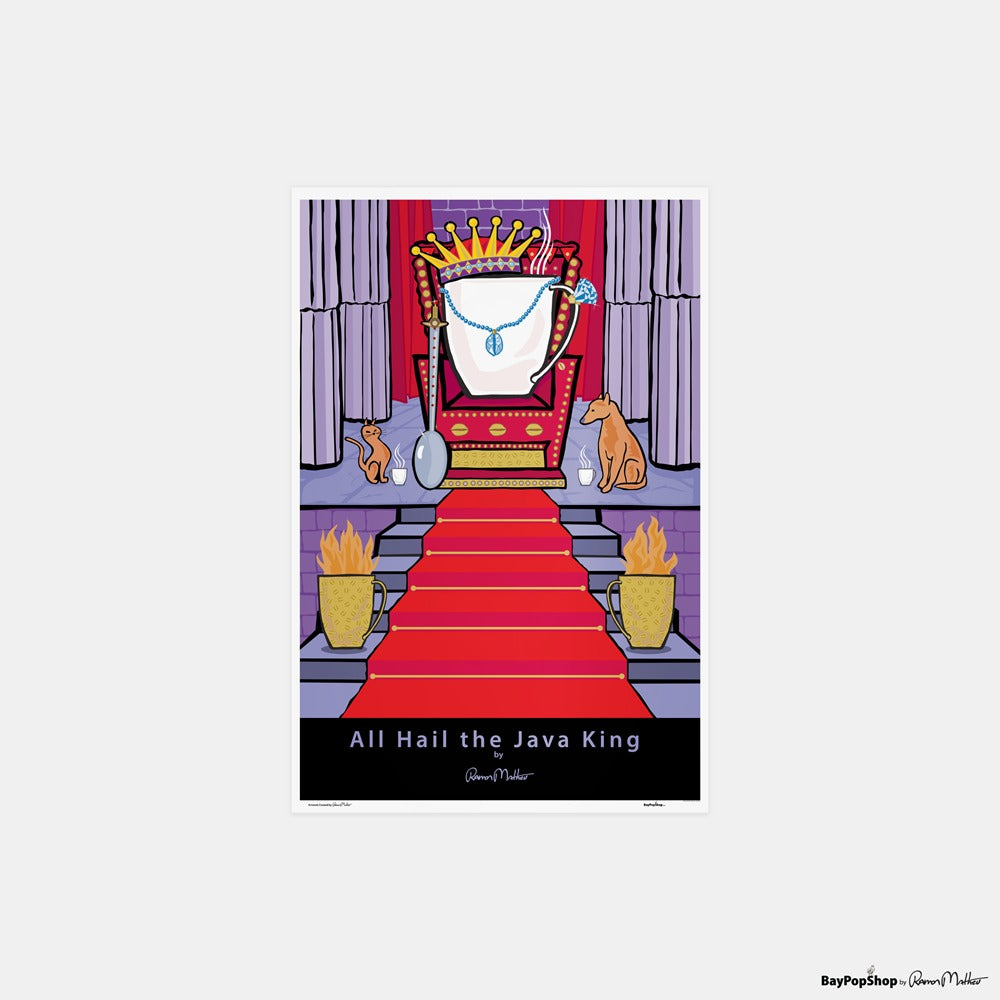 "Java King" Open Edition Art Print by Ramon Matheu