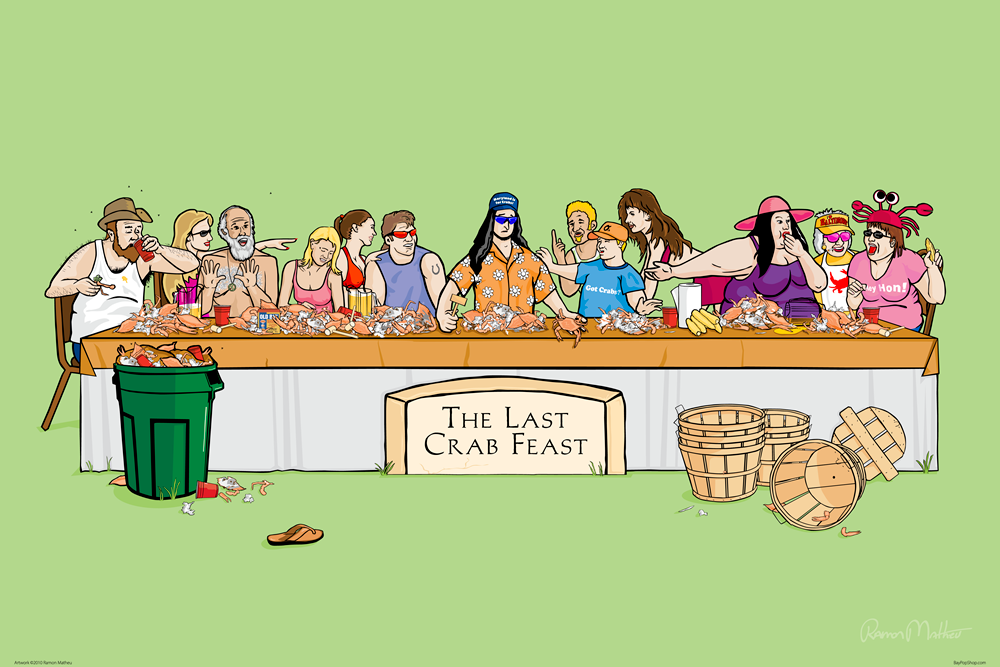 "The Last Crab Feast" Open Edition Art Print by Ramon Matheu