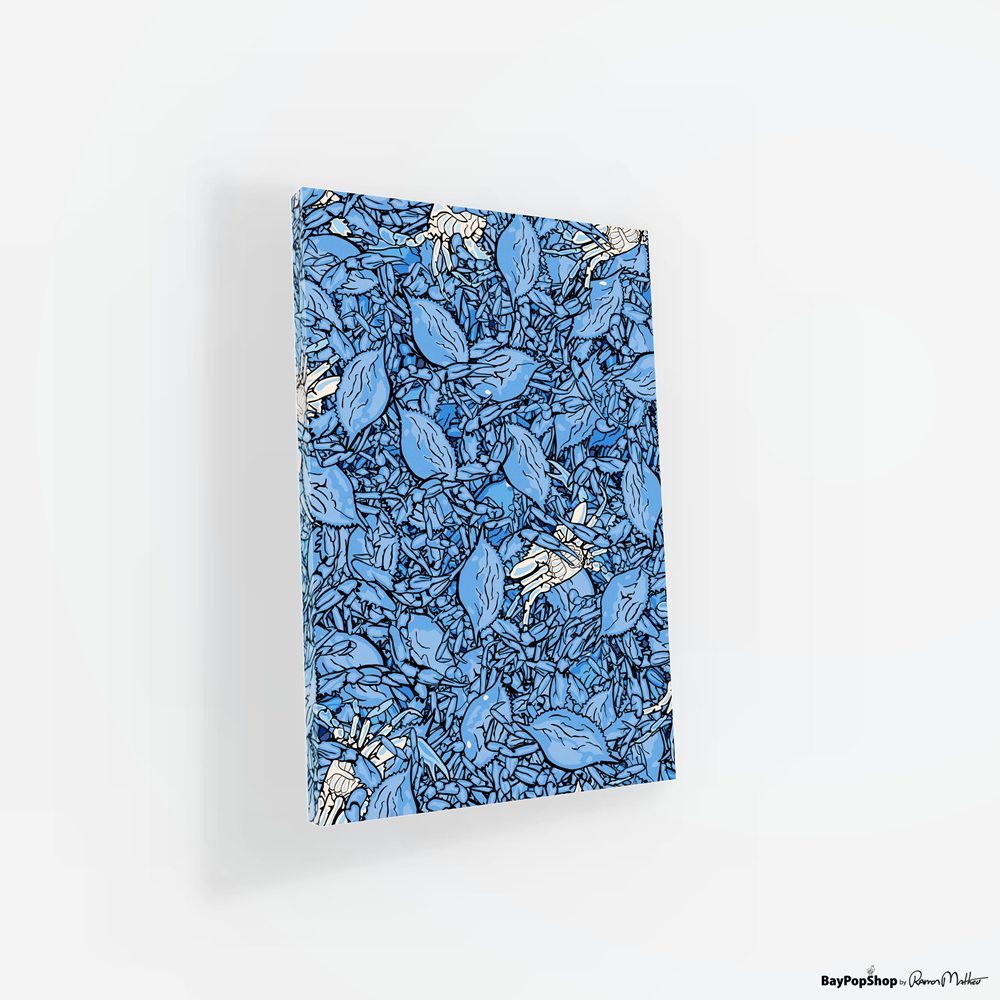 "Live Blue Crabs" Open Edition Art Print by Ramon Matheu