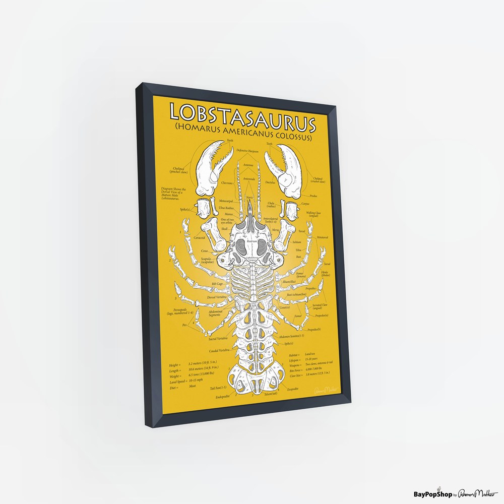 "Lobstersaurus" Open Edition Art Print by Ramon Matheu