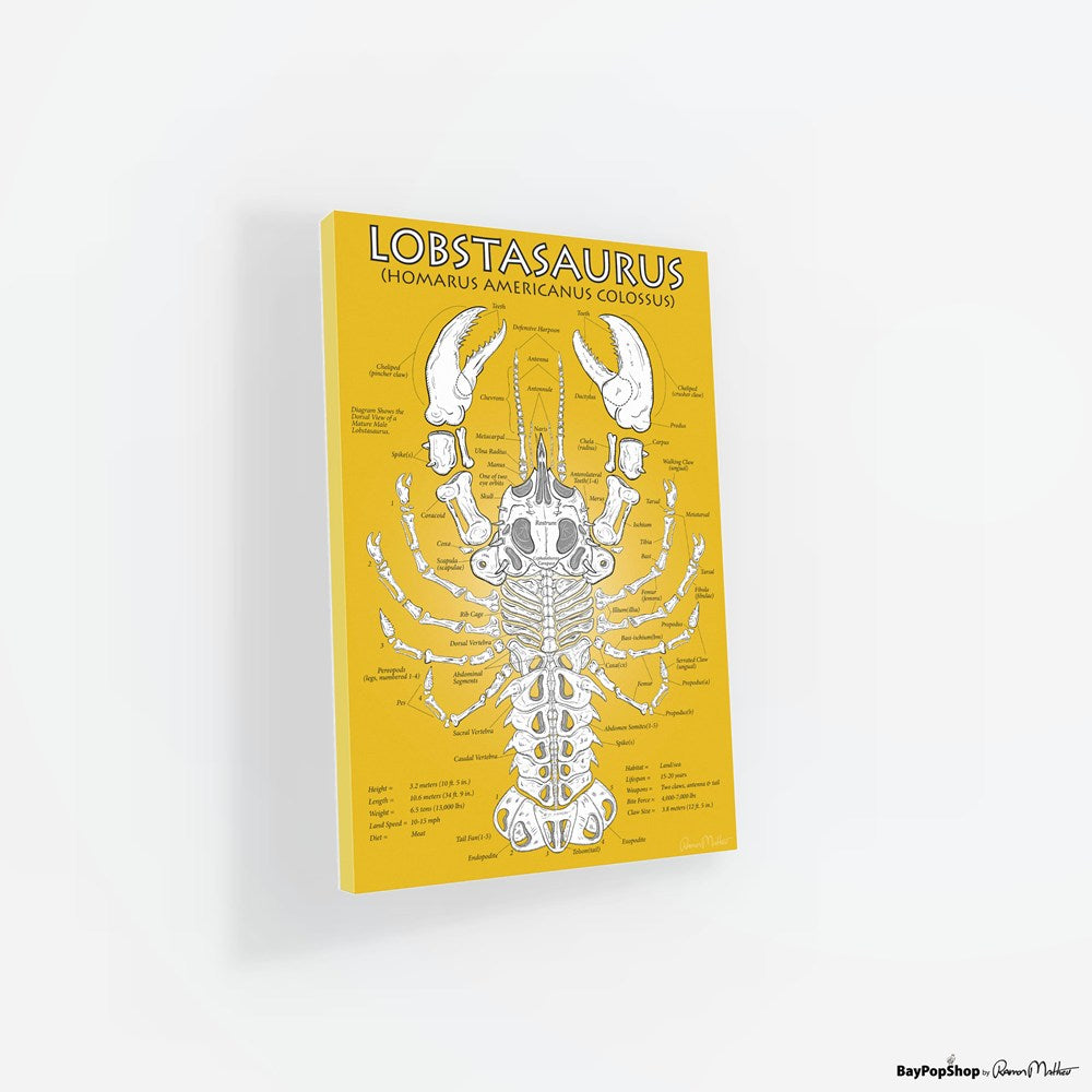 "Lobstersaurus" Open Edition Art Print by Ramon Matheu