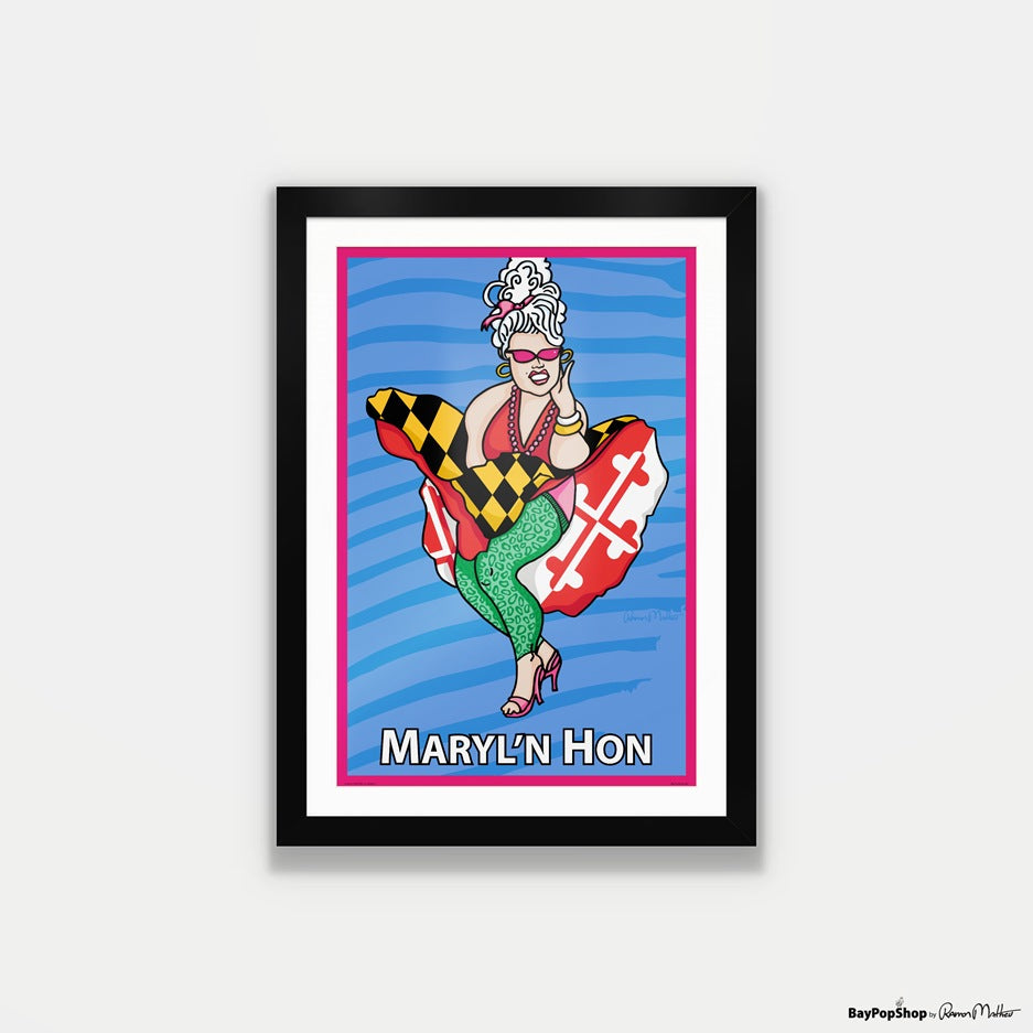 "Maryl’N Hon" Open Edition Art Print by Ramon Matheu