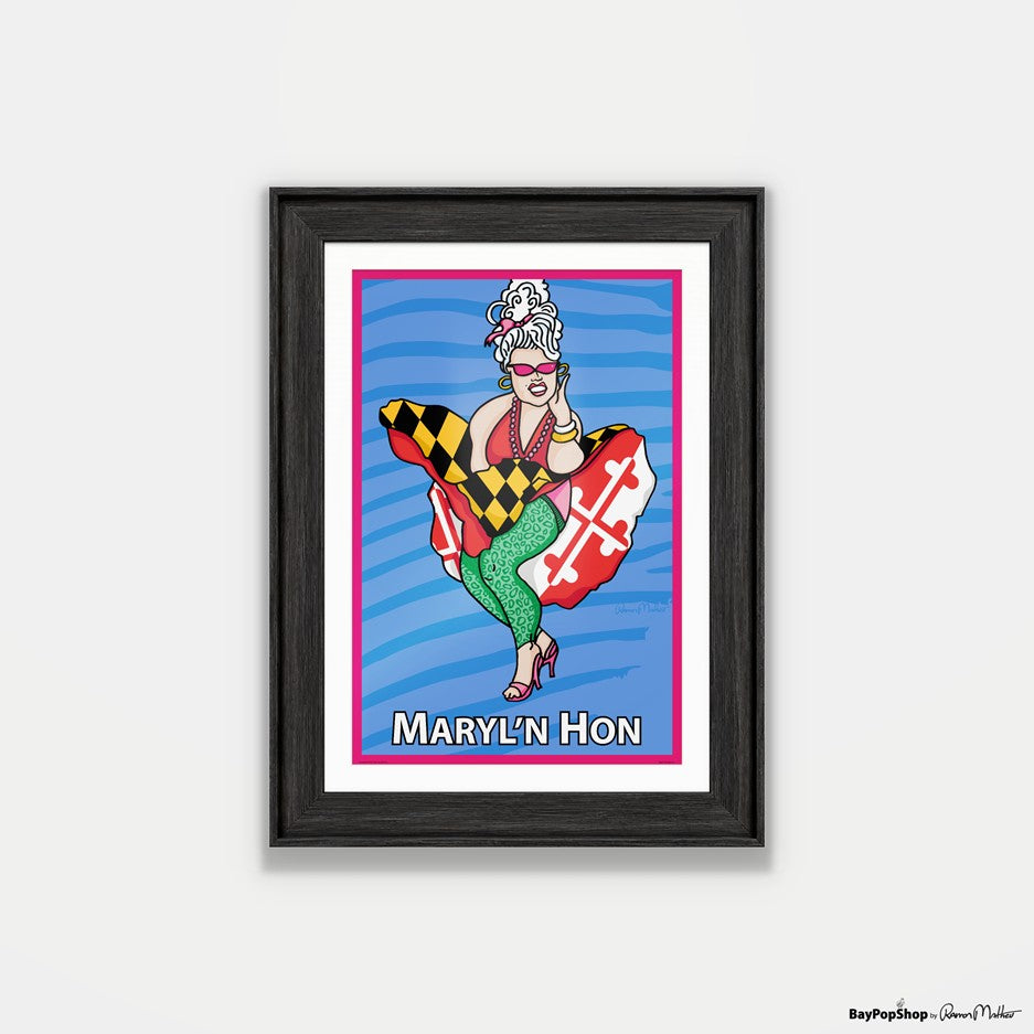 "Maryl’N Hon" Open Edition Art Print by Ramon Matheu