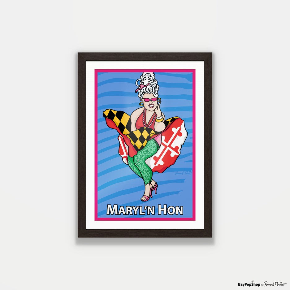 "Maryl’N Hon" Open Edition Art Print by Ramon Matheu