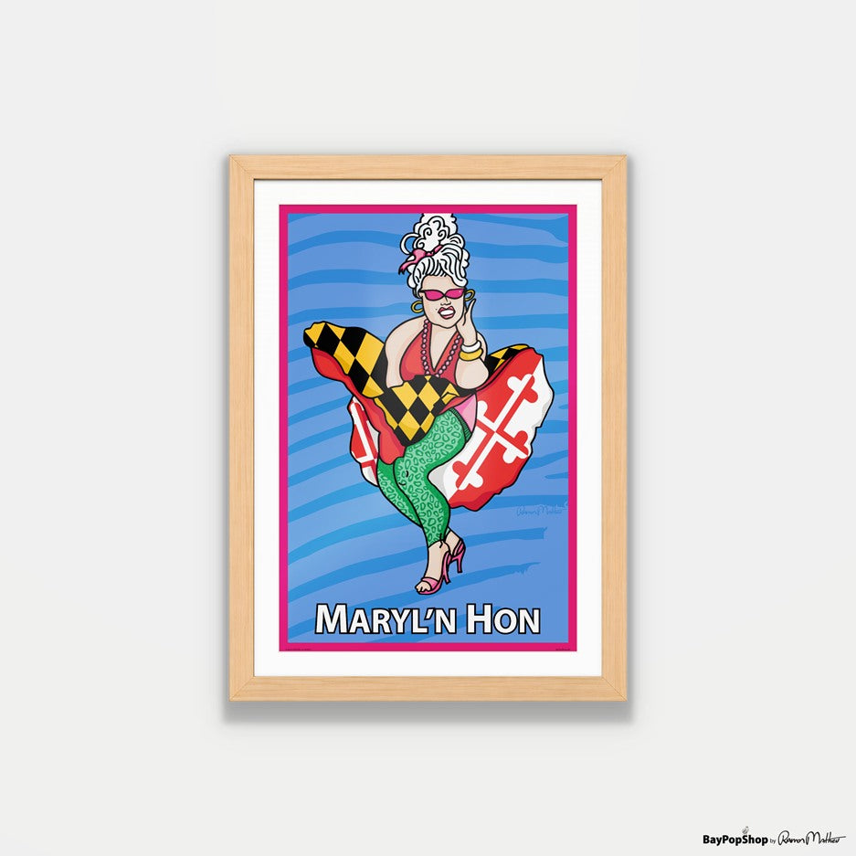 "Maryl’N Hon" Open Edition Art Print by Ramon Matheu