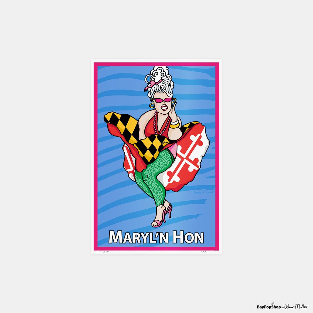 "Maryl’N Hon" Open Edition Art Print by Ramon Matheu