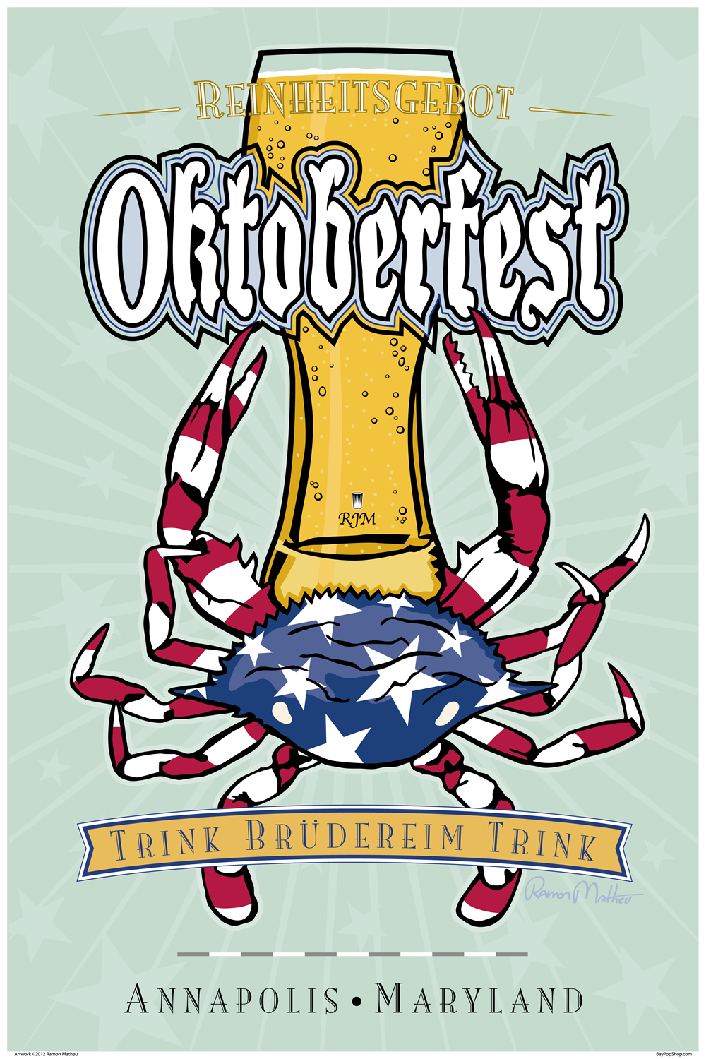 "Oktoberfest 2012" Open Edition Art Print by Ramon Matheu