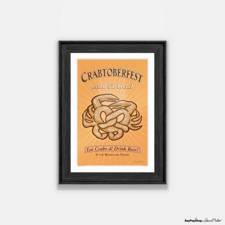 "Crabtoberfest 2014" Open Edition Art Print by Ramon Matheu