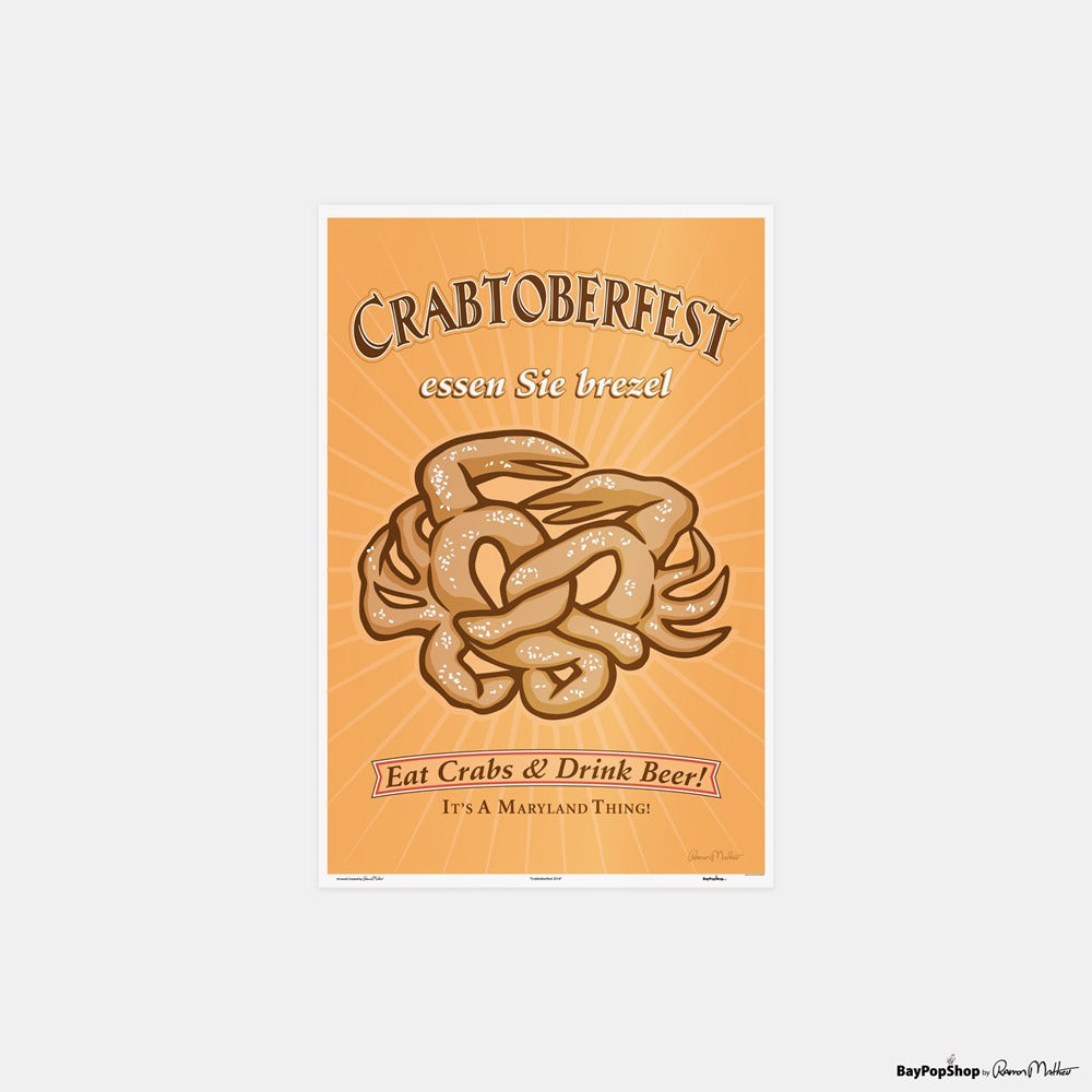"Crabtoberfest 2014" Open Edition Art Print by Ramon Matheu