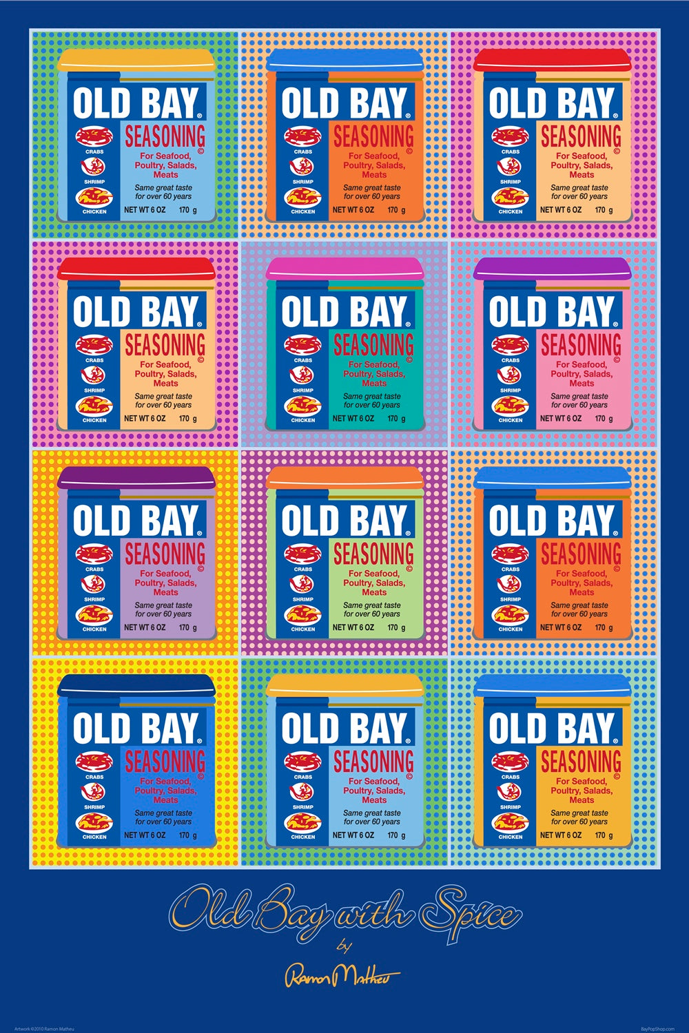 "Old Bay With Spice" Open Edition Art Print by Ramon Matheu
