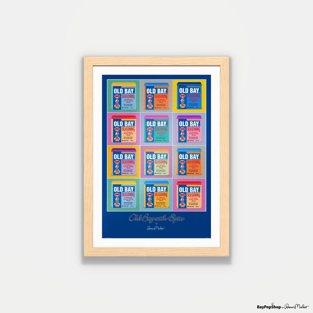 "Old Bay With Spice" Open Edition Art Print by Ramon Matheu